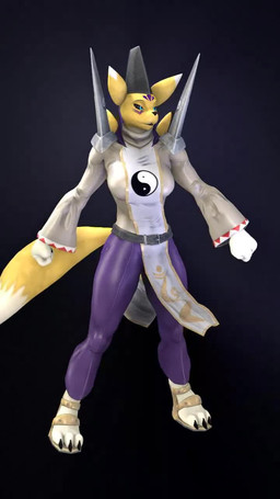 anthro breasts clothing female solo warfaremachine warfaremachine_(modeler) bandai_namco digimon warfare_taomon canid canine digimon_(species) mammal taomon 3d_(artwork) 3d_animation 9:16 animated digital_media_(artwork) hi_res high_framerate no_sound preview short_playtime source_filmmaker_(artwork) turntable_(animation) video