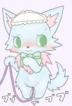 anthro blush bodily_fluids female genital_fluids genitals masturbation penetration pussy sex_toy simple_background solo text toony toying_self vaginal vaginal_fluids vaginal_masturbation vibrator white_background young konzaburou jewelpet sanrio sega sega_fave milky_(jewelpet) canid canine canis chihuahua domestic_dog mammal toy_dog hi_res japanese_text