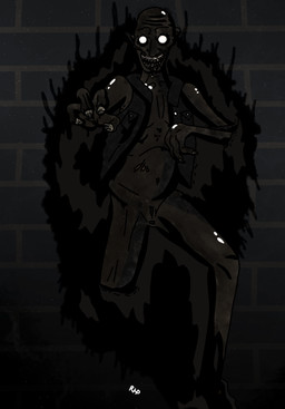 4_fingers bottomless brick brick_background clothed clothed_humanoid clothed_male clothing creepy creepy_smile empty_eyes fingernails fingers front_view horror_(theme) looking_at_viewer male nails no_irises no_pupils open_mouth open_smile reaching_towards_viewer smile smiling_at_viewer solo teeth topwear topwear_only vest vest_only white_eyes rhp scp_foundation scp-106 humanoid undead zombie 2026 absurd_res dark_theme digital_drawing_(artwork) digital_media_(artwork) hi_res krita_(artwork)