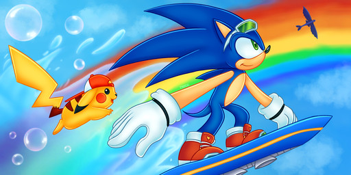 5_fingers ambiguous_gender anthro backwards_baseball_cap backwards_hat baseball_cap black_nose blue_body blue_fur bubble clothing conjoined_eyes countershading day detailed_background duo_focus eyewear eyewear_on_head featureless_crotch feet feral fingers flying footwear fur glistening glistening_eyes gloves green_eyes group handwear hat headgear headwear hoverboard jumping mostly_nude_anthro multicolored_body open_mouth paws pupils quills_(anatomy) rainbow red_clothing red_footwear red_hat red_headwear red_shoes shoes side_mouth sky smile sneakers standing sunglasses sunglasses_on_head tail tan_arms tapering_tail toony trio two_tone_body water white_clothing white_gloves white_handwear yellow_body yellow_fur cyadical dreamworks european_mythology how_to_train_your_dragon mythology nintendo pokemon sega sonic_the_hedgehog_(series) hero_(cyadical) sonic_the_hedgehog dragon eulipotyphlan fury_(httyd) generation_1_pokemon hedgehog mammal mythological_creature mythological_scalie night_fury pikachu pokemon_(species) scalie western_dragon 2:1 colorful_theme crossover hi_res shaded male_(lore)