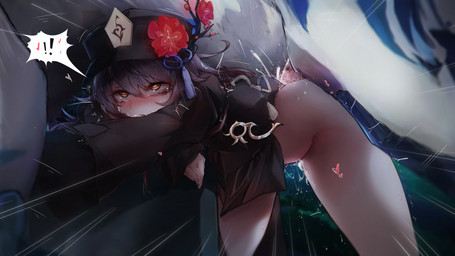 ahegao bestiality bodily_fluids clothed clothed_female clothing crying cum cum_in_vagina cum_inside doggystyle drooling duo female female_penetrated feral from_behind_position genital_fluids human_on_feral interspecies light-skinned_female light_body light_skin looking_pleasured male male/female penetration saliva sex sweat sweatdrop tears rkzrok genshin_impact mihoyo andrius_(genshin_impact) hu_tao_(genshin_impact) canid canine canis human mammal spirit wolf 16:9 4k absurd_res hi_res widescreen
