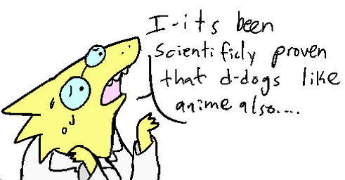 anthro clothing coat doctor eyewear glasses lab_coat science solo text topwear vivigator undertale undertale_(series) alphys lizard reptile scalie 2015 english_text low_res