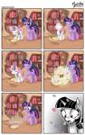 2014 book bookshelf broom comic confetti dialog english_text equine eyes_closed female friendship_is_magic fur hair horn horrified horse inside mammal multi-colored_hair my_little_pony mysticalpha open_mouth purple_eyes purple_fur purple_hair rug sweetie_belle_(mlp) tails teeth text twilight_sparkle_(mlp) two_tone_hair unicorn white_fur winged_unicorn wings
Rating: Safe
Score: 10
User: Nyteshade
Date: April 02, 2014