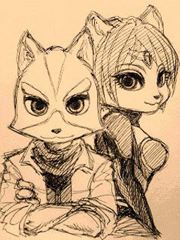 anthro b_(artist) black_nose bodysuit canine clothing duo female fox fox_mccloud hair hair_ornament jacket jewelry krystal male mammal monochrome nintendo plain_background scarf short_hair skinsuit smile star_fox video_games
Rating: Safe
Score: 0
User: Cαnε751
Date: June 13, 2015 anthro b_(artist) black_nose bodysuit canine clothing duo female fox fox_mccloud hair hair_ornament jacket jewelry krystal male mammal monochrome nintendo plain_background scarf short_hair skinsuit smile star_fox video_games
Rating: Safe
Score: 0
User: Cαnε751
Date: June 13, 2015