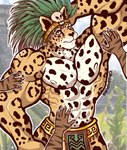 ambiguous_gender ancient anthro arrogant aztec big_muscles body_worship group growth huge_muscles jaguar_warrior male male_focus master mexican mexico muscle_growth muscle_worship muscular muscular_male narcissism solo_focus strength crispypurr american_mythology aztec_mythology mesoamerican_mythology mythology felid feline jaguar mammal pantherine hi_res