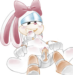 accessory breast_grab breasts female genitals hair_accessory hair_ribbon hand_on_breast nipples penetration penile penile_penetration penis_in_vagina rabbit_ears ribbons spread_legs spreading vaginal vaginal_penetration vulva icydirtball sega sonic_the_hedgehog_(series) tails'_skypatrol carrottia_(sonic) lagomorph leporid mammal rabbit hi_res