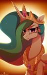 angry eyelashes female feral hair horn long_hair looking_at_viewer multicolored_hair purple_eyes solo sun wings verawitch friendship_is_magic hasbro my_little_pony mythology princess_celestia_(mlp) equid equine mammal mythological_creature mythological_equine winged_unicorn 2017 hi_res