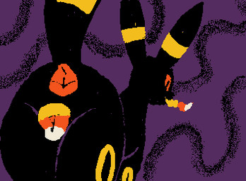 abstract_background animal_genitalia animal_vulva anus black_body black_ears black_tail butt candy candy_corn canine_genitalia canine_vulva dessert ear_markings female female_feral feral food genitals holidays markings multicolored_vulva no_sclera orange_anus orange_eyes presenting presenting_anus presenting_hindquarters presenting_vulva pupils quadruped raised_tail rear_view ring_(marking) simple_background slit_pupils solo squigglevision standing tail tail_markings vulva yellow_markings 4chan_anon unknown_artist halloween nintendo pokemon eeveelution generation_2_pokemon pokemon_(species) umbreon 2025 animated digital_media_(artwork) flat_colors low_res portrait three-quarter_portrait wigglypaint_(artwork)