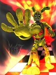 5_fingers anthro buckteeth burning damaged exposed_endoskeleton feet fingers fire green_nose light_bulb machine male organs reaching reaching_out reaching_towards_viewer solo teeth wire yellow_eyes m-47 five_nights_at_freddy's five_nights_at_freddy's_3 scottgames springtrap_(fnaf) william_afton_(fnaf) animatronic lagomorph leporid mammal rabbit robot 2022 3:4 digital_media_(artwork) hi_res