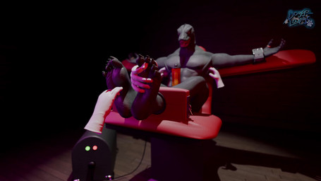 anthro bdsm bondage bound clothing digit_ring feet fingers_between_toes foot_fetish gloves handwear jewelry laugh machine male milking_machine overstimulation penile penis_milking restrained restraints ring solo stocks tickle_fetish tickle_torture tickling tickling_armpits tickling_feet toe_ring toes white_clothing white_gloves white_handwear doggolounge epic_games fortnite thunder_(fortnite) scalie 16:9 3d_(artwork) 3d_animation animated digital_media_(artwork) hi_res no_sound short_playtime webm widescreen