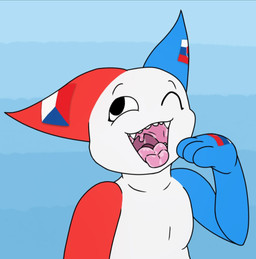 anthro blinking czech female mouth_shot open_mouth slovakia solo tongue uvula emoji_catczk