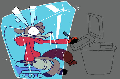 anthro antlers balls big_balls big_penis black_eyes black_nose bottomless brown_body brown_fur brown_hair chair clothed clothing computer_monitor drawing_pen drawing_tablet frozen funny_face fur furniture genitals grey_background hair holding_drawing_pen holding_object hoodie hooved_toes hooves horn huge_balls huge_penis hyper hyper_genitalia hyper_penis ice ice_cube inside male on_chair partially_clothed penis red_clothing red_hoodie red_topwear side_view simple_background sitting sitting_on_chair solo teeth topwear white_antlers superiorfox cain_(superiorfox) deer mammal 2024 digital_media_(artwork)