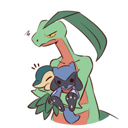 3_toes ambiguous_gender annoyed anthro biped black_eyes blue_body blue_fur blue_tail carrying_another emanata feet fingers front_view fur green_body group nude nude_ambiguous nude_anthro pawpads paws simple_background tail toes trio white_background advos nintendo pokemon pokemon_mystery_dungeon spike_chunsoft grovyle_the_thief cyndaquil generation_2_pokemon generation_3_pokemon generation_4_pokemon grovyle pokemon_(species) riolu 1:1 2026 digital_drawing_(artwork) digital_media_(artwork)