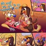 adult_on_young age_difference anthro bottomless bottomless_male clothed clothing dominant dominant_male dominant_young duo frottage genitals kissing knot male male/male penile penis penis_size_difference sex young young_male conditional_dnp lobofeo 101_dalmatians bluey_(series) disney lobito_lobofeo snickers_(bluey) canid canine canis dachshund domestic_dog hunting_dog hybrid mammal absurd_res hi_res