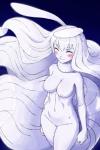 2:3 absurd_res anthro big_breasts breasts carrot_(one_piece) female fur genitals hair haraya hi_res lagomorph leporid mammal minkmen_(one_piece) nipples nude one_piece pussy rabbit solo sulong_carrot white_body white_fur