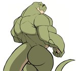 anthro back_muscles biceps big_biceps big_deltoids big_muscles butt countershade_body countershade_face countershade_scales countershading deltoids green_arms green_body green_face green_fingers green_hands green_head green_legs green_neck green_scales huge_deltoids huge_muscles hyper hyper_biceps hyper_deltoids hyper_muscles hyper_triceps light_arms light_body light_eyes light_face light_fingers light_hands light_head light_legs light_neck male male_anthro manly mature_anthro mature_male monotone_arms monotone_neck multicolored_body multicolored_scales muscular muscular_anthro muscular_arms muscular_male neck_muscles nude scales simple_background small_eyes solo tan_body tan_countershading tan_face tan_head tan_scales trapezius triceps two_tone_body two_tone_face two_tone_head two_tone_scales white_background yellow_eyes darknaigart jace_(darknaig) dinosaur prehistoric_species reptile scalie theropod tyrannosaurid tyrannosauroid tyrannosaurus tyrannosaurus_rex absurd_res colored digital_drawing_(artwork) digital_media_(artwork) hi_res