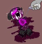 4_fingers amputee anthro blood_pool bottle burning butt butt_from_the_front container cross crucifix cute_fangs disability duo eye_wound fangs female fingers genitals gore gore_focus grin guts happy holy_water imminent_death intestines joyful male masochism mutilation organs pain pouring pouring_liquid pouring_water quadruple_amputee shaking smile teeth trembling vulva water e254e mhery_(e254e) demon human mammal absurd_res hi_res