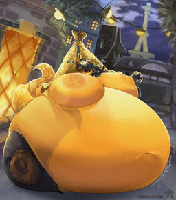 anthro belly belly_inflation big_belly blue_hair body_inflation bottom_heavy breasts building butt butt_expansion expansion female hair huge_thighs hyper hyper_pear hyper_thighs immobile inflated_breasts inflation morbidly_obese morbidly_obese_anthro morbidly_obese_female nipples obese obese_anthro obese_female outside overweight overweight_anthro overweight_female paris solo thick_thighs velvetbambi sly_cooper_(series) sony_corporation sony_interactive_entertainment sucker_punch_productions carmelita_fox canid canine fox mammal