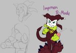 anthro genitals male penis solo randytheartdog bandai_namco digimon digimon_(species) impmon