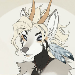 anthro breasts female fur magic_user shaman solo tribal_spellcaster witch unknown_artist shiro_(durvin) canid canine canis jackal mammal 1:1 source_request