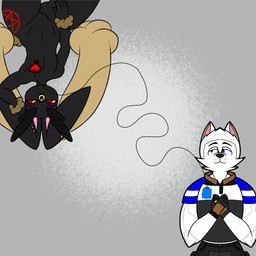 anthro duo love male male/male toby_mongobery nintendo pokemon kranlax_(kranlax_karasu) toby_mongobery_munford canid canine canis domestic_dog generation_4_pokemon husky lopunny mammal nordic_sled_dog pokemon_(species) spitz 1:1 absurd_res hi_res