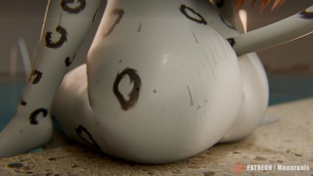 anthro butt depth_of_field female nude nude_female sitting solo swimming_pool wet monarquis momo_(monarquis) felid mammal pantherine snow_leopard 16:9 3d_(artwork) 4k absurd_res digital_media_(artwork) hi_res widescreen