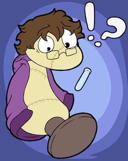 dummy exclamation_point inanimate_transformation male mannequin potion_bottle question_mark solo surprised transformation mikey6193 undertale undertale_(series) animate_inanimate 4:5 hi_res