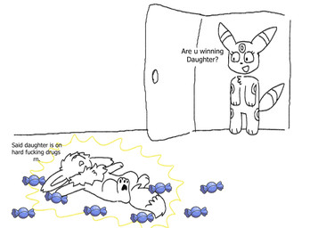 anthro candy dessert door duo fainted female food lying_on_ground on_ground open_door open_mouth profanity rare_candy shitpost text fetus_slurper are_ya_winning_son? movieunleashers nintendo pokemon starters_(movieunleashers) akira_(fetusslurper) fan_character eevee eeveelution generation_1_pokemon generation_2_pokemon pokemon_(species) shiny_pokemon umbreon english_text meme sketch daughter_(lore) mother_(lore) mother_and_child_(lore) mother_and_daughter_(lore) parent_(lore) parent_and_child_(lore) parent_and_daughter_(lore)