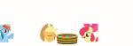 2015 accessory animated apple apple_bloom_(mlp) applejack_(mlp) big_macintosh_(mlp) blonde_hair blue_body blue_feathers blue_fur bow_(feature) bow_accessory bow_ribbon bucket centered_hair_bow clothing container cowboy_hat dialogue earth_pony english_text equid equine feathered_wings feathers female food freckles friendship_is_magic fruit fur granny_smith_(mlp) green_eyes group hair hair_accessory hair_bow hair_ribbon hasbro hat headgear headwear horse i_animate_ponymotes long_playtime low_res mammal multicolored_hair my_little_pony mythological_creature mythological_equine mythology open_mouth pegasus plant pony rainbow_dash_(mlp) rainbow_hair ribbons text water wings