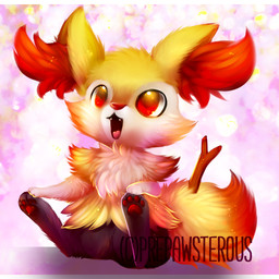 3_fingers 4_toes ambiguous_anthro ambiguous_gender anthro arm_tuft biped black_body black_fur cheek_tuft chest_tuft cute_fangs digitigrade dipstick_tail ear_tuft facial_tuft fangs featureless_crotch feet fingers fluffy fluffy_tail front_view fur hand_on_foot hip_tuft inner_ear_fluff looking_up markings nude_ambiguous nude_anthro object_in_tail open_:3 open_mouth pawpads pink_background pointy_ears prick_ears red_body red_eyes red_fur red_inner_ear_fluff red_nose red_pawpads red_tail_tip shoulder_tuft simple_background sitting snout solo stick stick_in_tail tail tail_markings teeth text three-quarter_view toes tongue tuft two_tone_tail white_body white_fur yellow_body yellow_fur yellow_tail young prepawsterous nintendo pokemon braixen canid generation_6_pokemon mammal pokemon_(species) 1:1 2016 artist_name colored digital_media_(artwork) digital_painting_(artwork) full-length_portrait painting_(artwork) portrait shaded