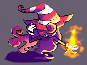4_fingers bent_arm clothing curly_hair elemental_manipulation female female_humanoid fingers fire fire_manipulation gloves grey_background hair handwear hat headgear headwear holding_clothing holding_hat holding_headgear holding_headwear holding_object legless light long_hair magic_user not_furry pattern_clothing pattern_hat pattern_headgear pattern_headwear pink_clothing pink_hair pink_hat pink_headwear purple_body simple_background smile solo standing striped_clothing striped_hat striped_headgear striped_headwear stripes white_clothing white_gloves white_handwear witch_hat altermentality mario_bros nintendo paper_mario vivian_(mario) humanoid shadow_creature shadow_siren 2023 digital_media_(artwork) english_description full-length_portrait lighting portrait shaded trans_(lore) trans_woman_(lore)
