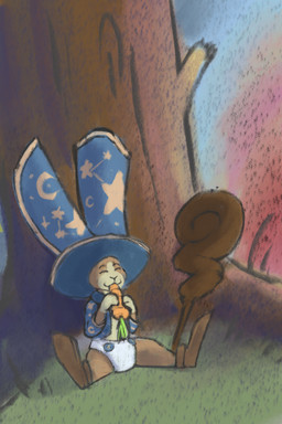 abdl against_natural_surface against_surface against_tree anthro belly blue_button blue_cloak blue_clothing blue_hat blue_headwear blue_sky blue_topwear brown_arms brown_body brown_clothing brown_face brown_footwear brown_fur brown_legs brown_neck brown_shoes brown_snout carrot clean_diaper cloak closed_smile cloth_diaper clothed clothing detailed_background diaper diaper_fetish ear_covers eating eating_carrot eating_food enjoying enjoying_food exposed_belly exposed_chest eyebrows eyes_closed food footwear fur furgonomic_hat furgonomic_headwear furgonomics grass handpaw happy hat headgear headwear holding_carrot holding_food holding_object holding_vegetable leather leather_clothing leather_footwear leather_shoes magic_staff magic_user magic_weapon male mitten_hands moon_pattern mouth_closed multicolored_arms multicolored_body multicolored_face multicolored_fur multicolored_neck on_ground open_cloak open_clothing open_topwear pantsless pantsless_anthro pantsless_male partially_clothed partially_clothed_anthro partially_clothed_male pattern_clothing pattern_hat pattern_headgear pattern_headwear pattern_topwear paws plant rabbit_ears red_sky roots shoes short_cloak sitting sky smile solo staff star_pattern tan_arms tan_belly tan_body tan_chest tan_face tan_fur tan_hands tan_paws tan_snout tan_throat tan_torso topwear tree vegetable weapon wearing_diaper white_diaper wide_brim_hat wizard_hat wooden_staff wooden_weapons yellow_cloak yellow_clothing yellow_hat yellow_headwear yellow_pattern yellow_topwear caramelbunz arc_system_works battle_fantasia watson_livingston lagomorph leporid mammal rabbit 2:3 absurd_res colored colored_sketch digital_drawing_(artwork) digital_media_(artwork) hi_res sketch