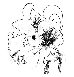 anthro blood bodily_fluids death gore male simple_background solo teeth rabperr poco_(rabperr) mammal mouse murid murine rat rodent