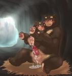 age_difference anal anus balls bear blush cave chubby cub cum cum_inside duo erection father father_and_son fur gay incest lilinfeng male mammal orgasm parent penis sex size_difference son young
Rating: Explicit
Score: 25
User: Pokelova
Date: February 11, 2014