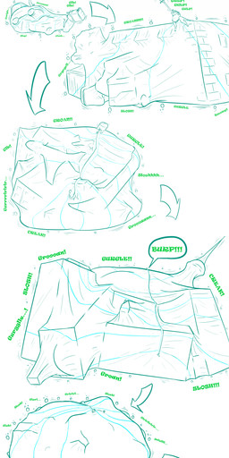 aircraft airplane belly big_belly building car digestion digestion_noises digestion_sequence directional_arrow feral huge_belly hyper hyper_belly male mass_vore multiple_prey object_vore onomatopoeia sequential_arrow sound_effects street_lamp text vehicle vore kritko unknown_species absurd_res comic hi_res sequence sketch