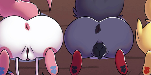 animal_genitalia animal_vulva anus bodily_fluids butt canine_genitalia canine_vulva cum cum_inside disembodied_penis female feral fur genital_fluids genitals group male male/female penetration penis sex simple_background tail thick_thighs vulva wide_hips i69himdaily nintendo pokemon canid canine eeveelution fennekin generation_4_pokemon generation_5_pokemon generation_6_pokemon leafeon mammal pokemon_(species) sylveon zorua absurd_res animated hi_res huge_filesize long_playtime webm