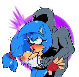 5_fingers ambiguous_penetration anthro areola arm_grab arm_pull big_breasts biped blue_body blue_fur blue_hair blush breasts clothing cosplay crossgender duo female female_penetrated fingerless_gloves fingers from_behind_position fur gloves green_eyes hair handwear huge_breasts humanoid_on_anthro long_hair male male/female male_penetrating male_penetrating_female nipple_slip nipples open_mouth penetration prison_guard_position sex standing standing_sex tongue missphase final_fantasy final_fantasy_vii sega sonic_the_hedgehog_(series) square_enix sonic_the_hedgehog tifa_lockhart eulipotyphlan hedgehog humanoid mammal digital_media_(artwork)