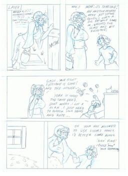 breasts clothing duo female horn inside nipple_outline shirt text topwear young ndnode animal_humanoid bovid bovid_humanoid caprine caprine_humanoid goat_humanoid humanoid mammal mammal_humanoid 2010 comic english_text hi_res traditional_media_(artwork)