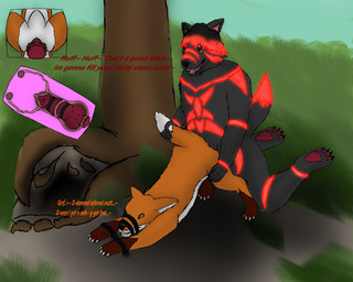 abdominal_bulge anatomically_correct anatomically_correct_feral anatomically_correct_genitalia anatomically_correct_vulva animal_genitalia animal_penis animal_vulva anthro anthro_on_feral anthro_penetrating anthro_penetrating_feral bestiality canine_genitalia canine_penis canine_vulva dialogue duo erection female female_penetrated feral feral_penetrated forced from_behind_position genitals internal knot knotted_penis knotting low-angle_view male male/female male_penetrating male_penetrating_female muzzle_(object) muzzled penetration penile penile_penetration penis rape sex size_difference smaller_penetrated submissive submissive_feral text vaginal vaginal_knotting vaginal_penetration vulva valus_shadewalker valus_shadewalker_(valus_shadewalker) canid canine canis fox mammal wolf 5:4 english_text hi_res