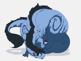 ambiguous_gender animal_genitalia anthro balls big_balls big_butt butt cock_transformation comfy duo extreme_size_difference feral fur genitals hair huge_balls huge_butt hyper hyper_balls hyper_genitalia imminent_transformation macro male micro nude sheath sheath_play sheath_vore size_difference smile tail thick_thighs transformation vore wings robertge mythology rykuta somedogthing canid canine canis domestic_dog dragon husky mammal mythological_creature mythological_scalie nordic_sled_dog scalie spitz digital_media_(artwork)