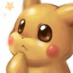 ambiguous_gender brown_eyes red_cheeks simple_background solo star white_background yellow_body box_xod nintendo pokemon generation_1_pokemon mammal pikachu pokemon_(species) 1:1 2012 reaction_image