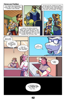 angry anthro bodily_fluids bouquet crying dialogue dialogue_box duo female flower flower_bouquet group hand_on_shoulder hug hugging_another male plant size_difference speech_bubble tears text trio thekinkybear avalock_clops bruce_clops cassandra_howls cheriol_casserole_(thekbear) goyhim manit nathan_howls sake_letigre will_whiskers american_opossum blue-tongued_skink canid canine canis domestic_cat equid equine felid feline felis fox horse lizard mammal marsupial pantherine reptile scalie skink tiger virginia_opossum wolf absurd_res comic english_text hi_res multiple_scenes url daughter_(lore) father_(lore) father_and_child_(lore) father_and_daughter_(lore) parent_(lore) parent_and_child_(lore) parent_and_daughter_(lore)