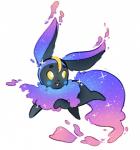 black_body black_fur black_nose fur long_ears open_mouth simple_background solo white_background pichufan1 fakemon nintendo pokemon cosmog eevee generation_1_pokemon generation_7_pokemon hybrid legendary_pokemon pokemon_(species)