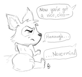 anthro clothed clothing diaper diaper_only feces fur hair male pooping simple_background soiled_diaper soiling soiling_diaper solo text topless unclean_diaper used_diaper using_diaper wearing_diaper white_background waitfurgodot league_of_legends riot_games tencent teemo_(lol) canid canine canis domestic_dog mammal digital_media_(artwork) english_text monochrome sketch