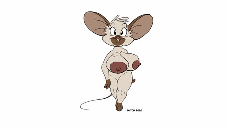 animated_gif anthro areola big_areola big_breasts blinking breasts brown_body brown_fur buckteeth featureless_crotch female fur huge_breasts nipples nude solo tan_body tan_fur teeth thick_thighs walking dutch_(artist) almond_(dutch) mammal mouse murid murine rodent siamese_mouse 16:9 2020 animated digital_media_(artwork) short_playtime widescreen