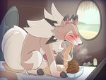 after_orgasm anal anal_penetration animal_genitalia animal_penis balls beach_background bestiality blep blush bodily_fluids breath brown_body brown_fur brown_hair butt canine_genitalia canine_penis chest_tuft claws cowgirl_position cum cum_drip cum_in_ass cum_inside cum_on_body cum_on_chest cum_on_face dripping duo ejaculation erection eyes_closed feet feral feral_penetrated fluffy from_front_position fur furniture genital_fluids genitals hair handjob handjob_while_penetrating happy happy_sex human_on_feral human_penetrating human_penetrating_feral interspecies interspecies_bestiality knot knotted_penis larger_male looking_pleasured male male/male male_on_feral male_penetrated male_penetrating male_penetrating_male multicolored_body multicolored_fur north_pole_position nude nude_male on_bottom on_top open_mouth orgasm paws penetration penile penile_penetration penis penis_in_ass pokephilia pupil raised_tail sex sheath size_difference sky small_dom_big_sub smaller_human sun sunrays tail tongue tongue_out tuft two_tone_body two_tone_fur warm_lighting anjydrawslewd nintendo pokemon canid canine generation_7_pokemon human lycanroc mammal midday_lycanroc pokemon_(species) 2024 hi_res