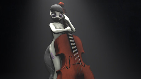 anthro bowed_string_instrument cello female musical_instrument nude solo string_instrument generalthunderbat friendship_is_magic hasbro my_little_pony octavia_(mlp) earth_pony equid equine horse mammal pony 16:9 3d_(artwork) digital_media_(artwork) widescreen
