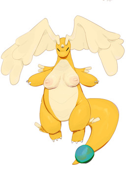 3_fingers ankle_tuft areola arm_tuft big_breasts big_wings breasts claws eyes_closed female feral fingers flying head_wings horn leg_tuft lighter_belly nipples orange_body orange_skin orange_tail pink_areola pink_nipples shoulder_tuft simple_background snout solo tail tail_orb thick_tail tuft unusual_wing_placement white_background white_claws wings yellow_horn yellow_wings solterv nintendo pokemon dragonite generation_1_pokemon generation_9_pokemon mega_dragonite mega_evolution pokemon_(species) 2026 absurd_res hi_res