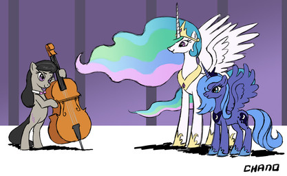 blue_body blue_feathers bow_(stringed_instrument) bowed_string_instrument cello cutie_mark detailed_background feathered_wings feathers female feral group horn musical_instrument princess quadruped royalty string_instrument tail toony white_body white_feathers wings unknown_artist friendship_is_magic hasbro my_little_pony mythology octavia_(mlp) princess_celestia_(mlp) princess_luna_(mlp) earth_pony equid equine horse mammal mythological_creature mythological_equine pony winged_unicorn