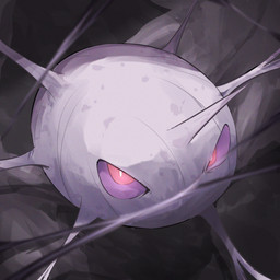 ambiguous_feral ambiguous_gender arthropod_webbing cave chrysalis feral glowing glowing_eyes looking_at_viewer pupils purple_body purple_sclera red_eyes rock slit_pupils solo white_pupils spicyichizo nintendo pokemon arthropod cascoon generation_3_pokemon insect pokemon_(species) 1:1 2026 absurd_res hi_res shaded